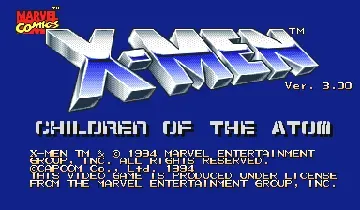 X-Men: Children of the Atom (Euro 950105)-MAME 2003